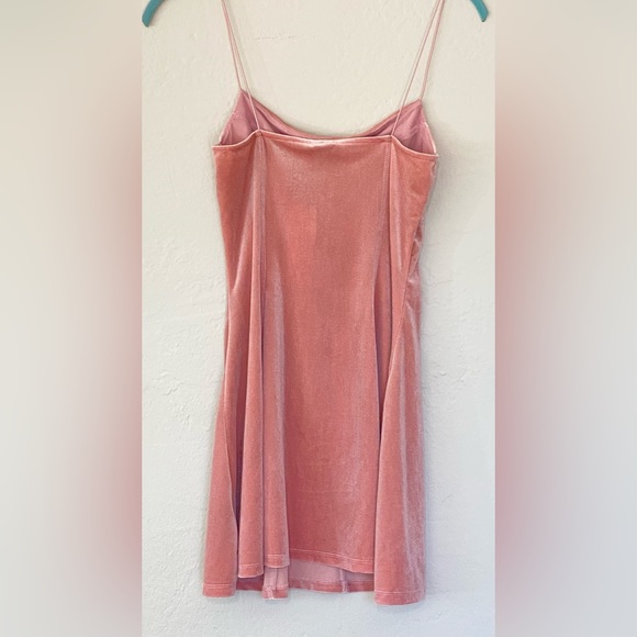 Urban Outfitters Velvet Mini Dress SZ Small - Picture 2 of 4